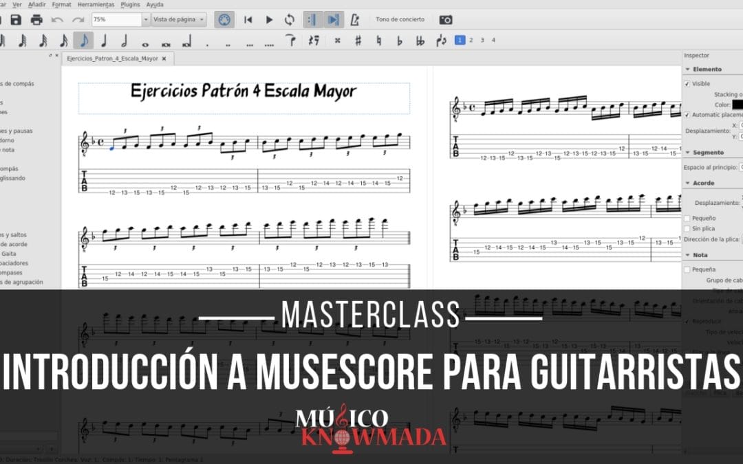 Masterclass Introducción a Musescore para Guitarristas